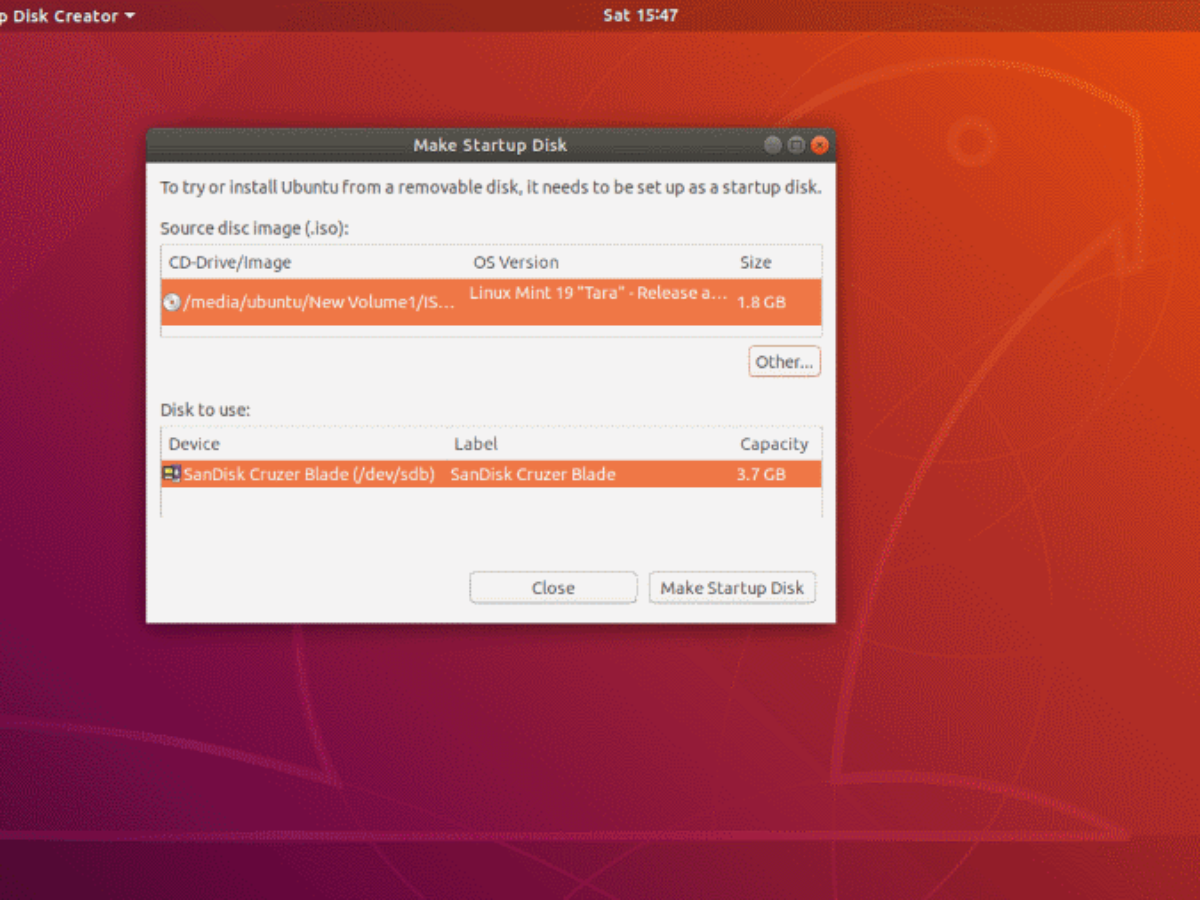 usb boot image for ubuntu 18.04 on mac